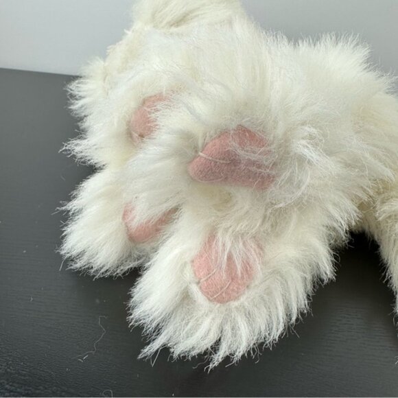 Tyco Kitty Kitty Kittens Purring Snowball White Cat Plh Stuffed Animal 1996 - Picture 6 of 7